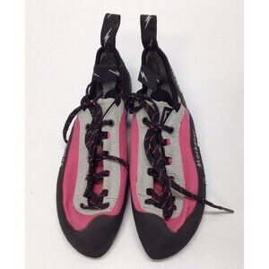 Evolv Rock Climbing Shoes Women’s Size 39.5 EU Black Pink US 8.5 Bouldering